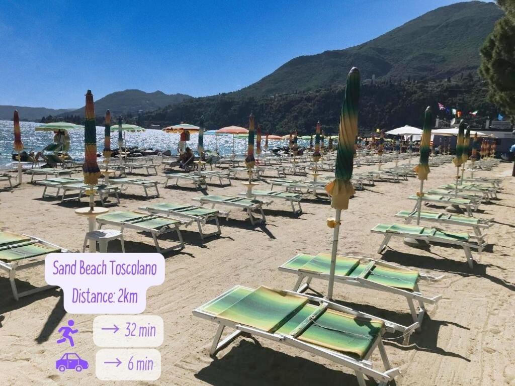 Panorama Lake View, Pool & Garden, 2 Bathrooms, Kingsize & Single-Beds, Fast Internet Toscolano-Maderno Esterno foto