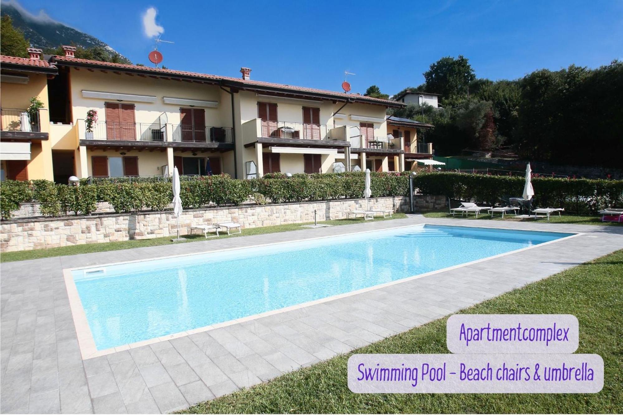 Panorama Lake View, Pool & Garden, 2 Bathrooms, Kingsize & Single-Beds, Fast Internet Toscolano-Maderno Esterno foto